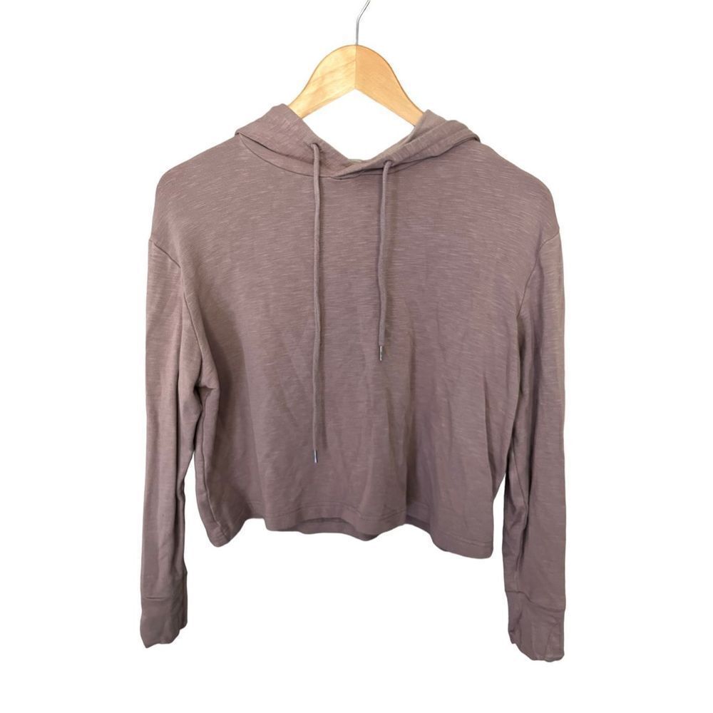 UFC Gym Beige Crop Hoodie Sweatshirt‎
